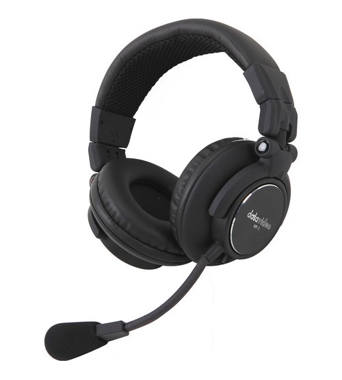 Datavideo HP-2A Dual-Ear Headset for ITC Intercom